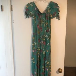 Long floral romper!